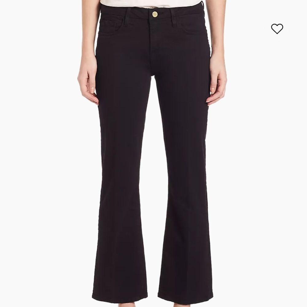 FRAME crop mini boot jeans